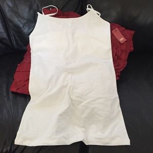 White Shelf Bra Camisole